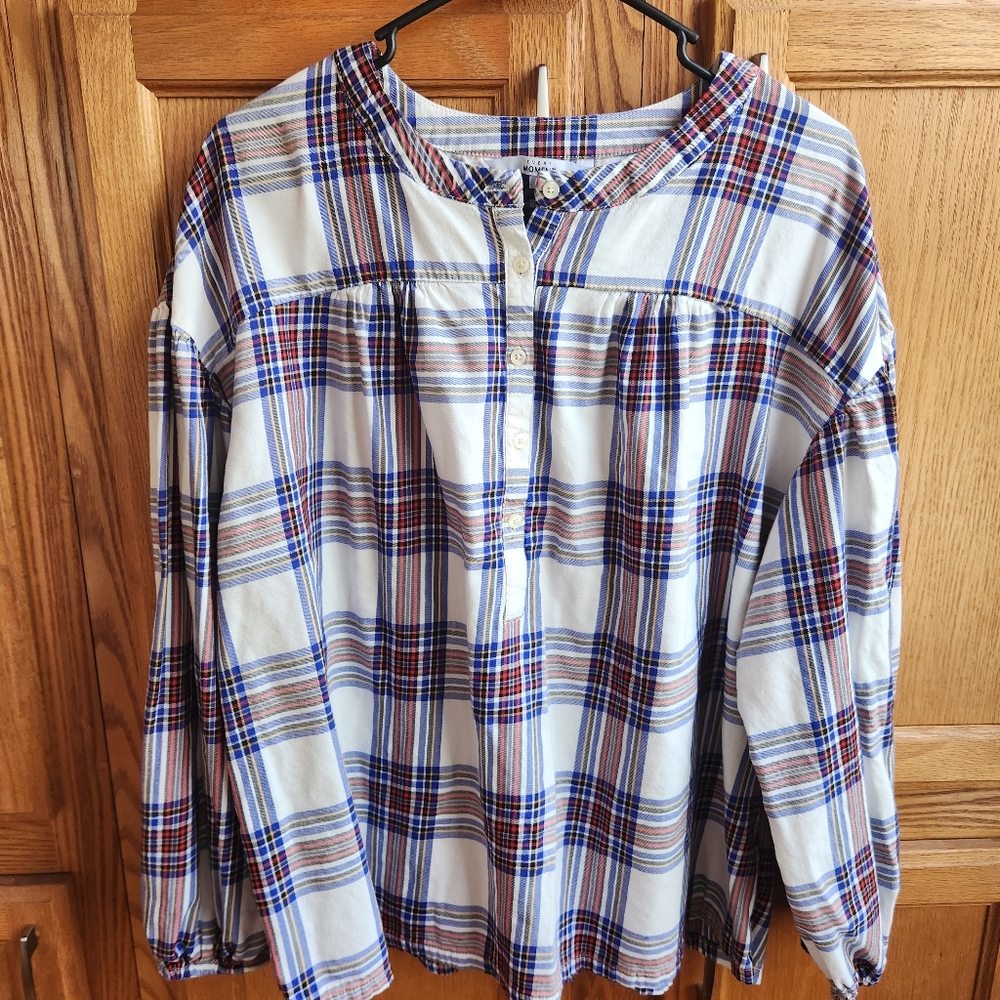Every Moment Women's Plaid Top Size XL